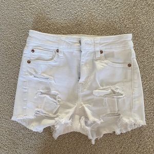 American Eagle ripped jean shorts